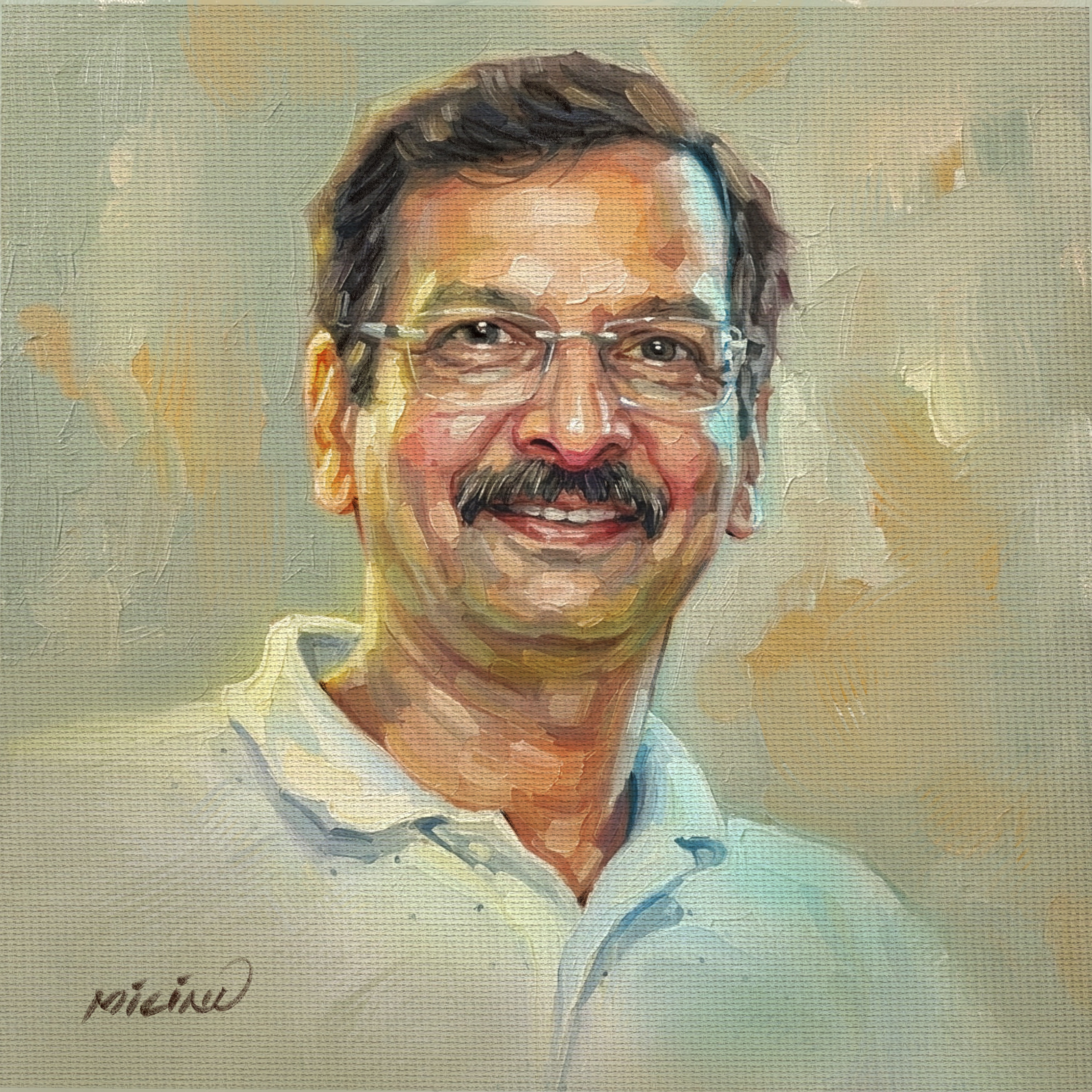 Milind Shimpi — portrait photograph of the artist